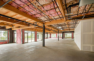 Insulation Installation in Room
